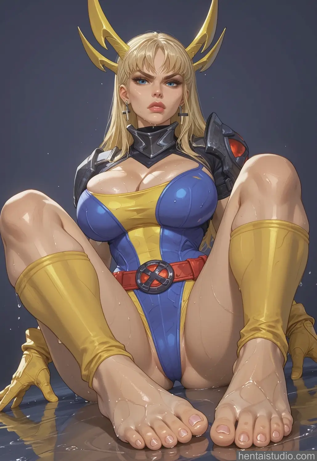 Magik Retro X from Marvel Rivals hentai art 11 of 150