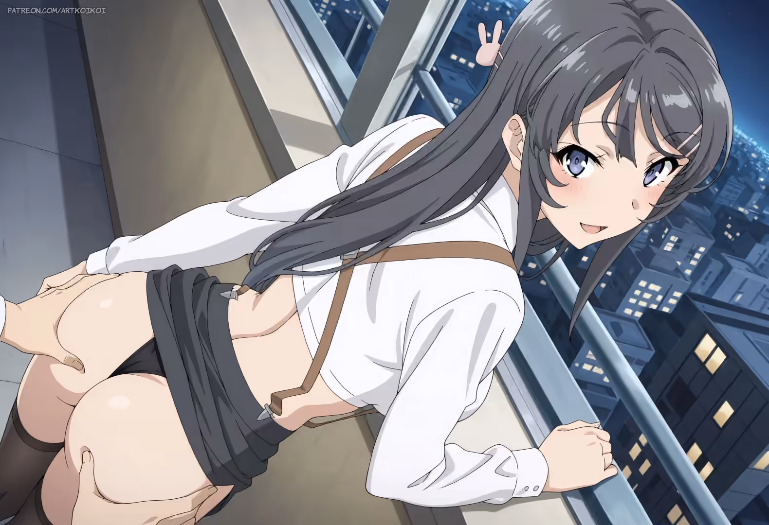 Mai Sakurajima - Rascal Does Not Dream of Bunny Girl Senpai (Seishun Buta Yarou wa Bunny Girl Senpai no Yume wo Minai) - Hentai Gallery 15 - 30 Images — image 2 of 30