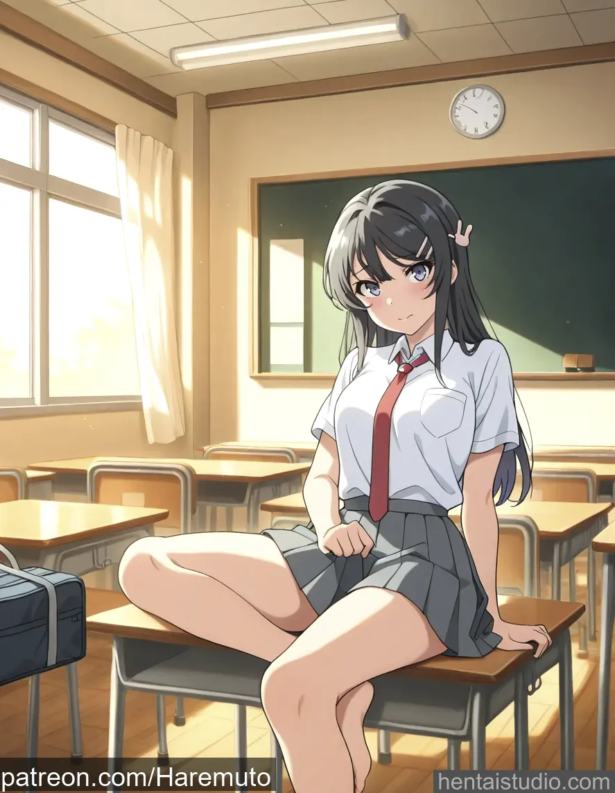 Mai Sakurajima from Rascal Does Not Dream Of Bunny Girl Senpai hentai art 32 of 33