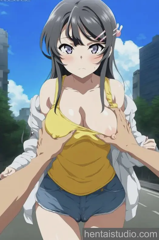 Mai Sakurajima from Rascal Does Not Dream Of Bunny Girl Senpai hentai art 3 of 10