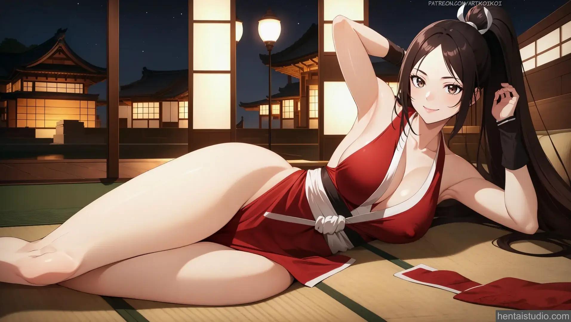 Mai Shiranui from Fatal Fury hentai art 10 of 16