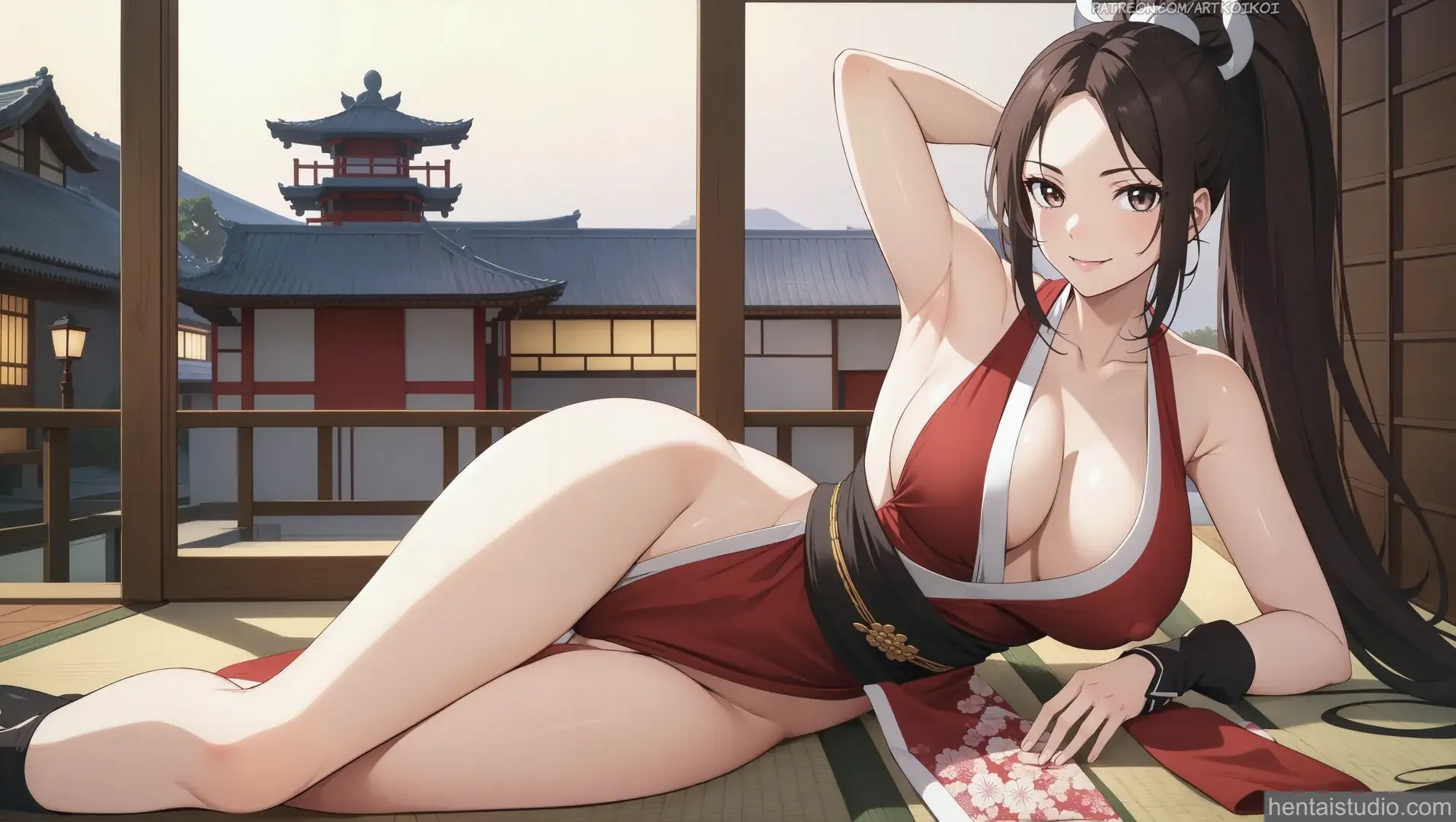 Mai Shiranui from Fatal Fury hentai art 11 of 16