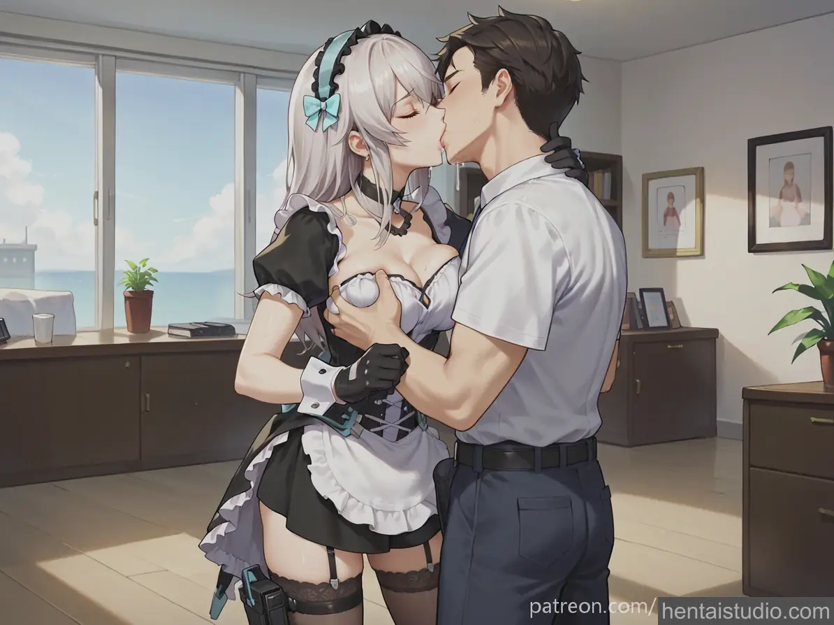 Maid Cherno from Snow Break hentai art 5 of 19