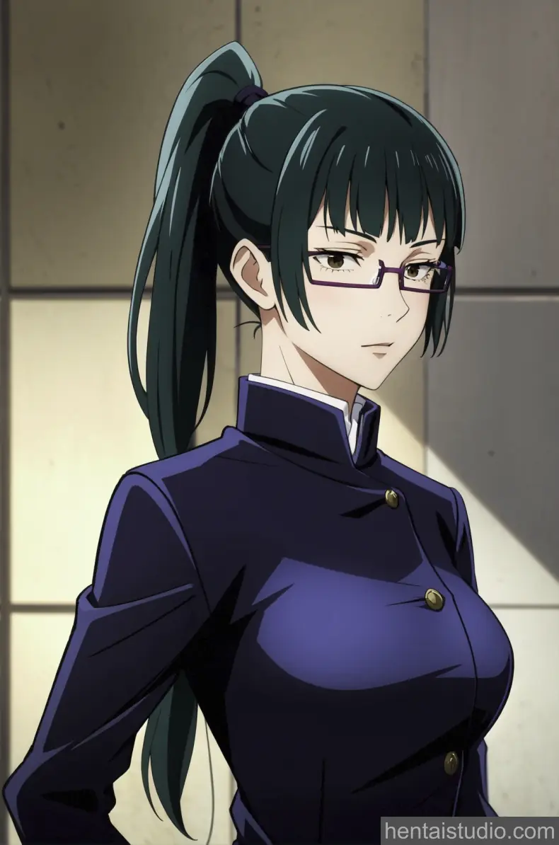 Maki Zenin from Jujutsu Kaisen hentai art 34 of 41