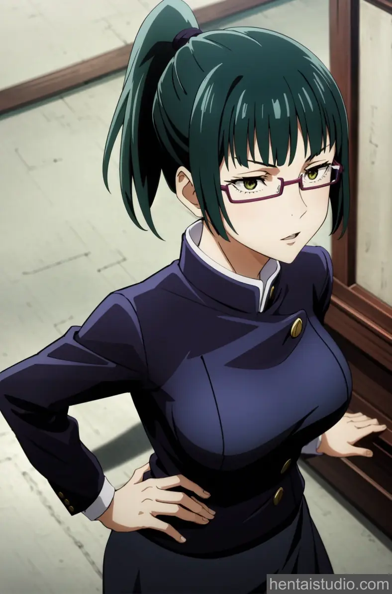 Maki Zenin from Jujutsu Kaisen hentai art 35 of 41