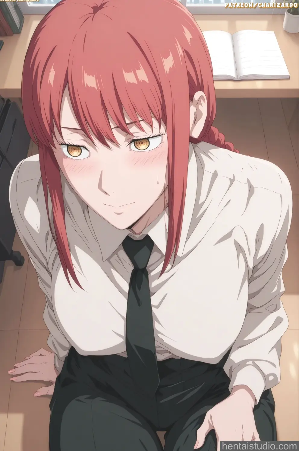 Makima from Chainsaw Man hentai art 3 of 89