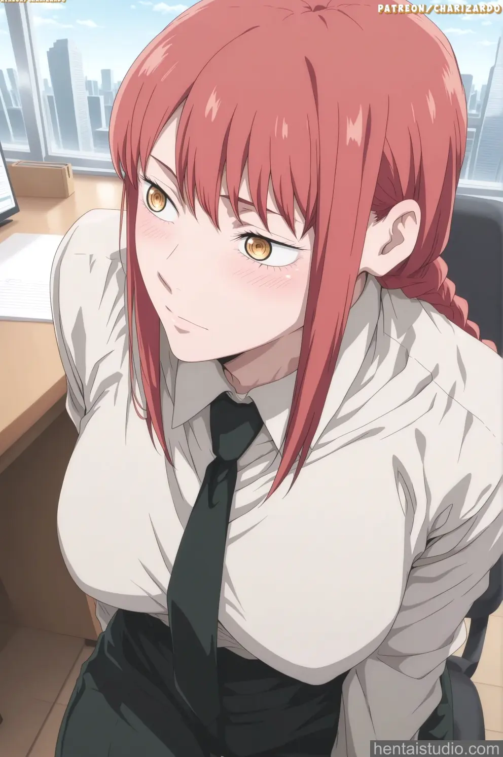 Makima from Chainsaw Man hentai art 4 of 89