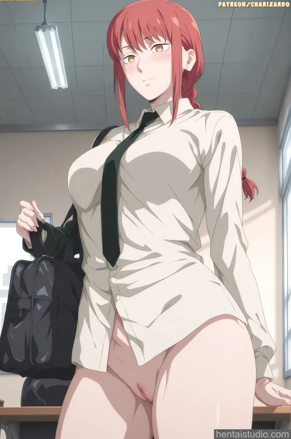 Makima from Chainsaw Man hentai art 5 of 89