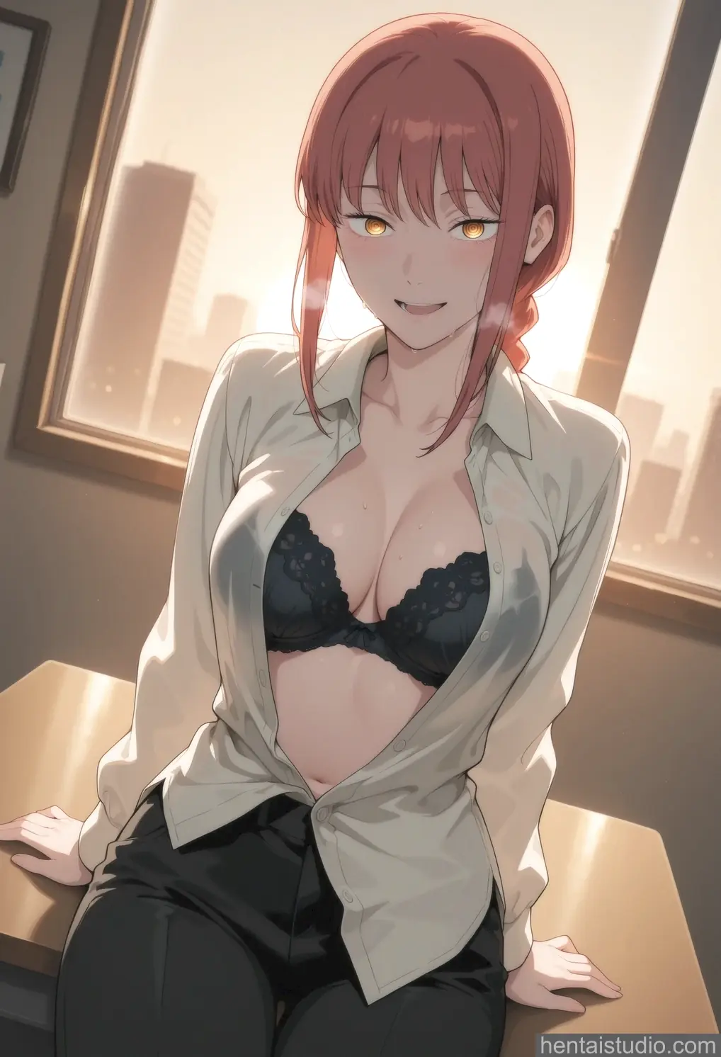 Makima from Chainsaw Man hentai art 5 of 200