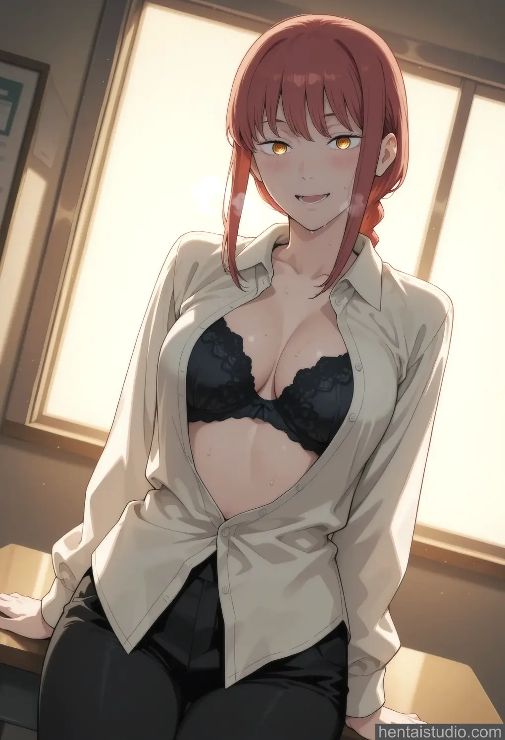 Makima from Chainsaw Man hentai art 9 of 200