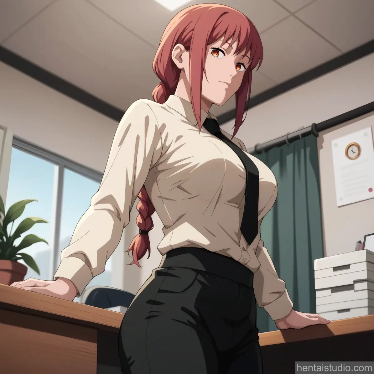 Makima Power from Chainsaw Man hentai art 1 of 27