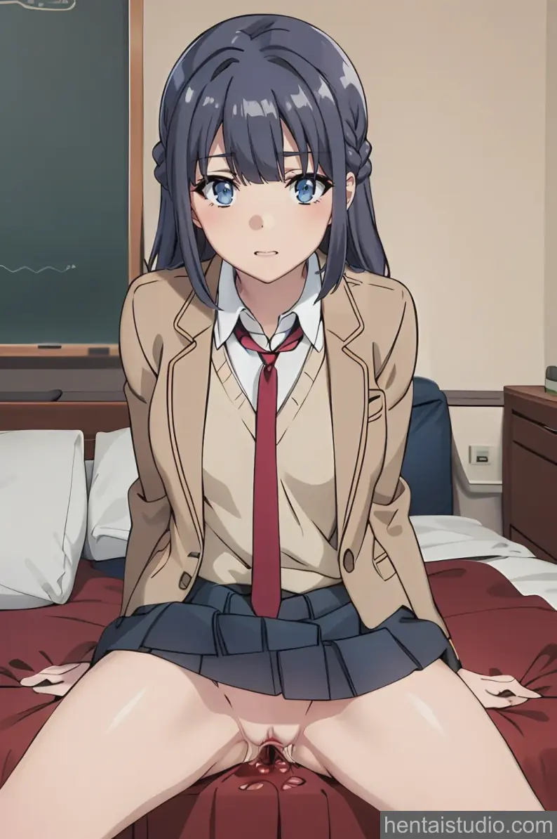 Makinohara Shouko from Rascal Dpes Not Dream Of Bunny Girl Senpai hentai art 1 of 60