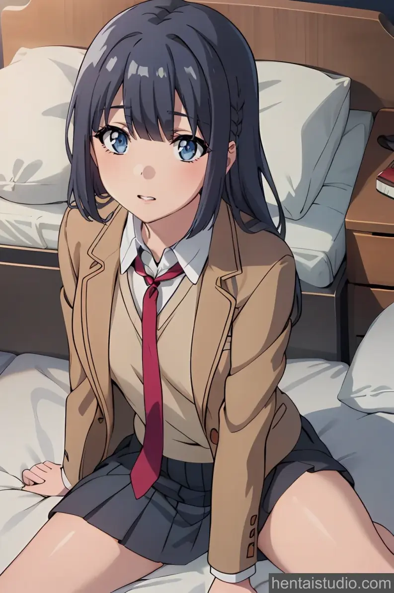 Makinohara Shouko from Rascal Dpes Not Dream Of Bunny Girl Senpai hentai art 20 of 60