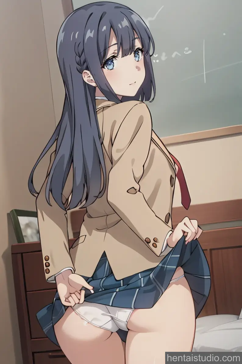Makinohara Shouko from Rascal Dpes Not Dream Of Bunny Girl Senpai hentai art 21 of 60