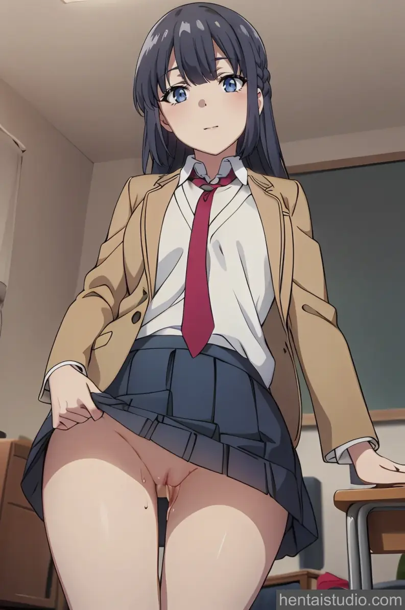 Makinohara Shouko from Rascal Dpes Not Dream Of Bunny Girl Senpai hentai art 39 of 60