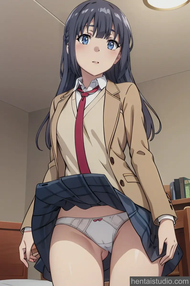 Makinohara Shouko from Rascal Dpes Not Dream Of Bunny Girl Senpai hentai art 59 of 60