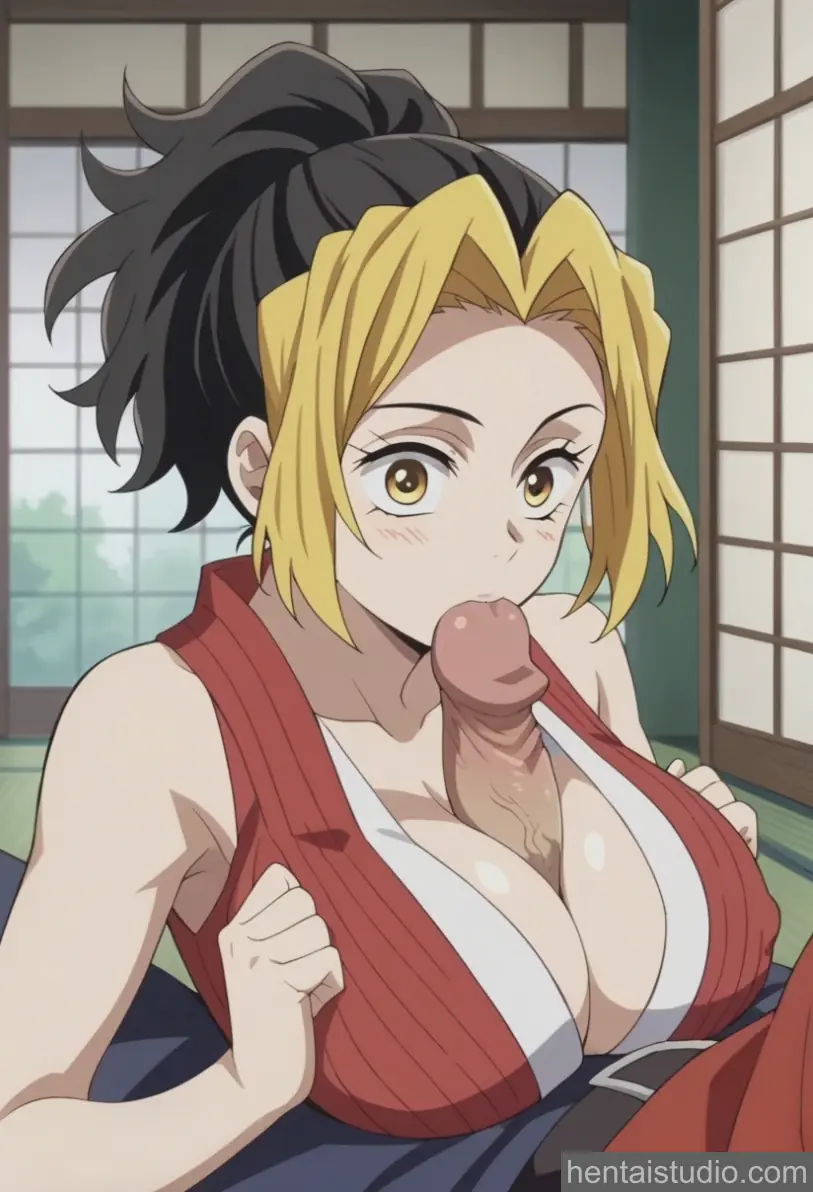 Makio from Demon Slayer hentai art 2 of 47
