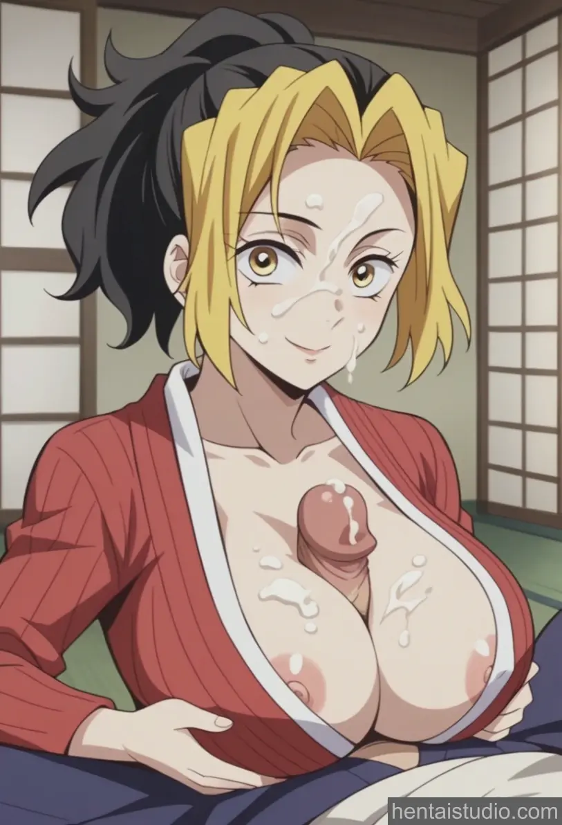 Makio from Demon Slayer hentai art 9 of 47
