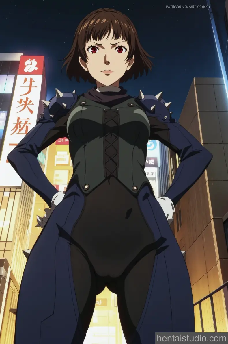 Makoto Niijima from Persona 5 hentai art 12 of 23