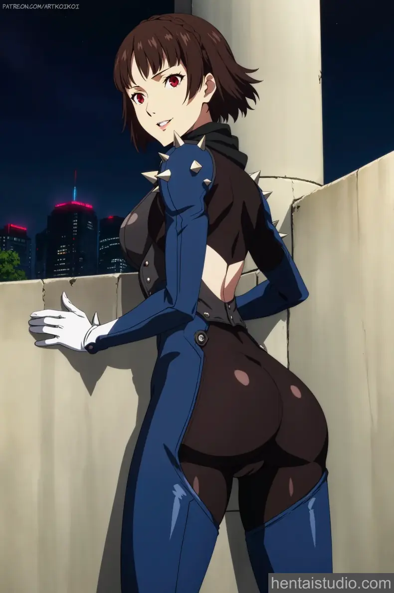 Makoto Niijima from Persona 5 hentai art 20 of 23