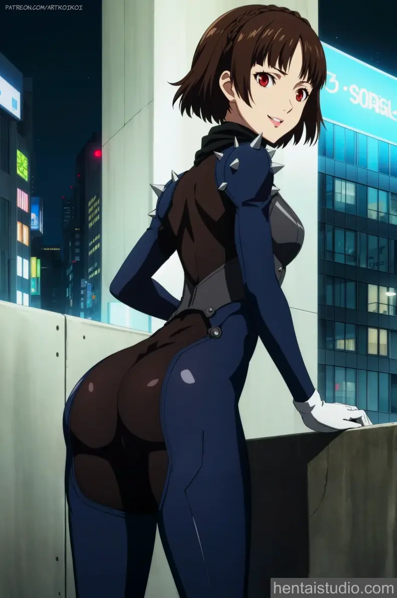 Makoto Niijima from Persona 5 hentai art 21 of 23