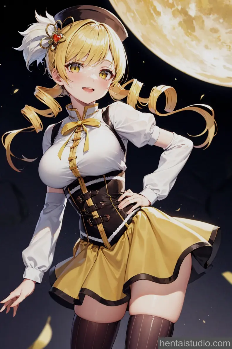 Mami Tomoe from Puella Magi Madoka Magica hentai art 1 of 11