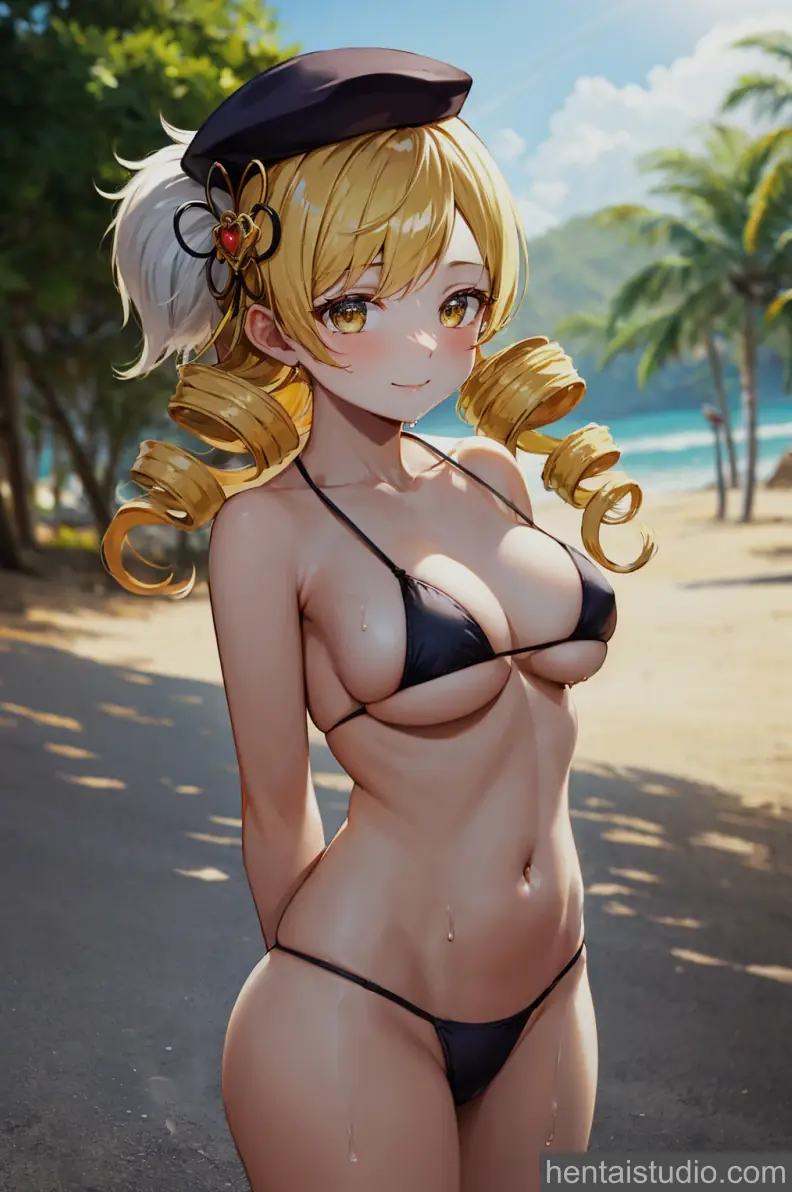 Mami Tomoe from Puella Magi Madoka Magica hentai art 2 of 11