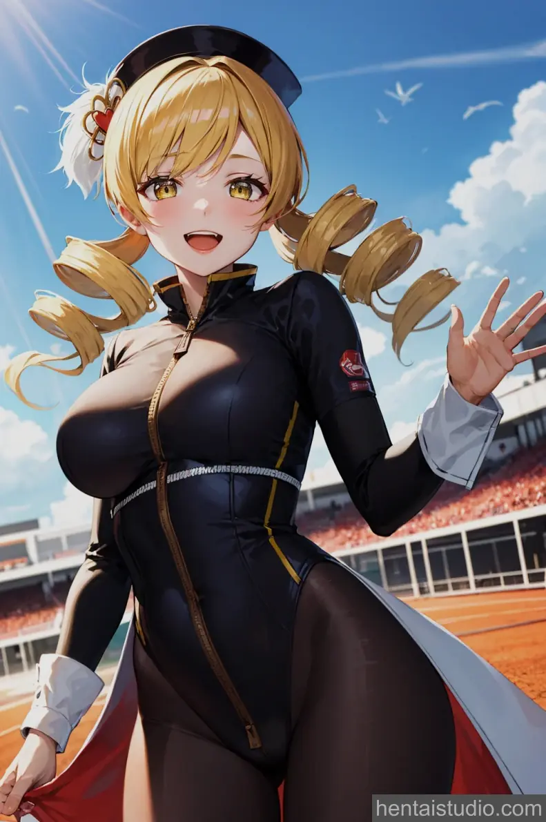 Mami Tomoe from Puella Magi Madoka Magica hentai art 3 of 11