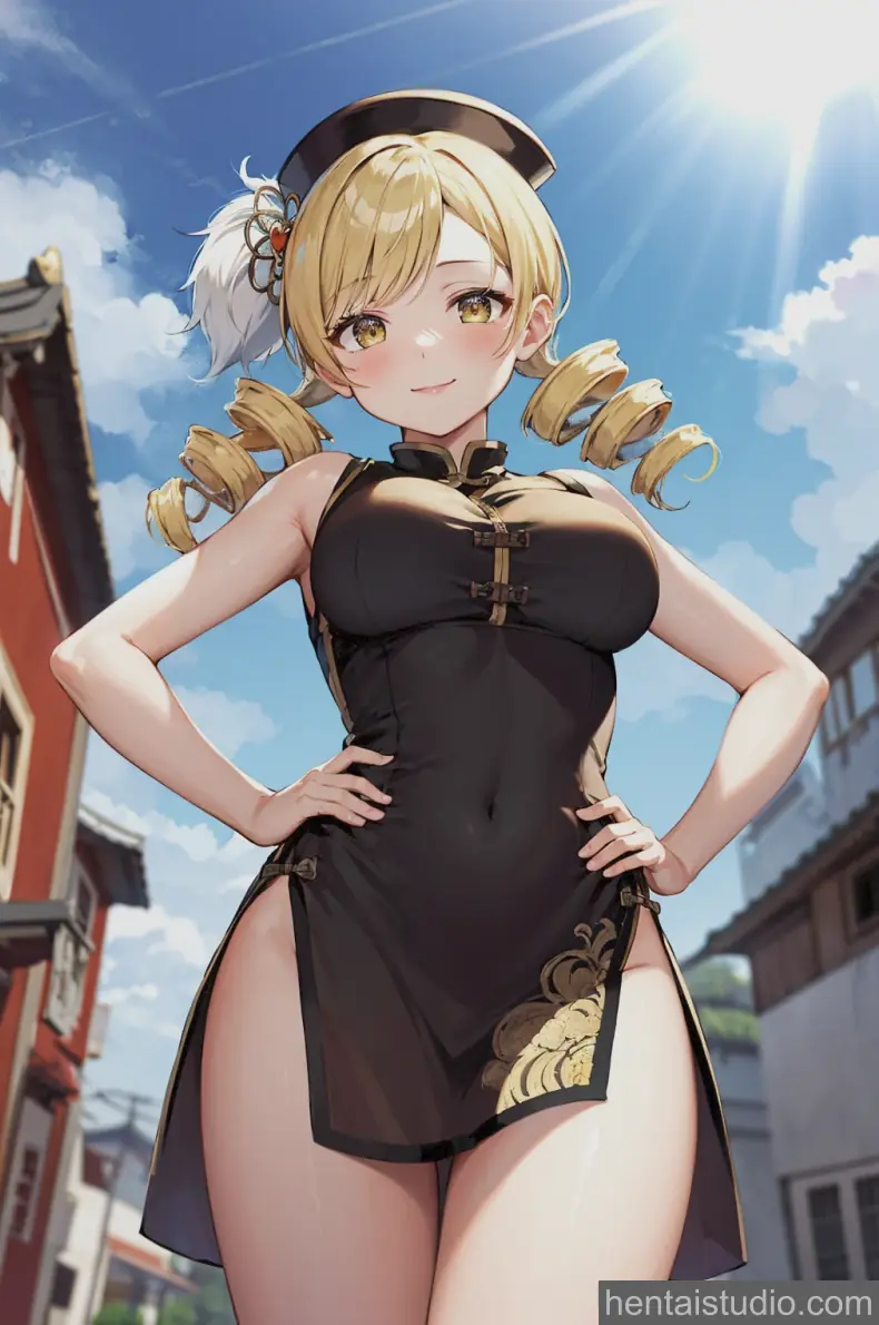 Mami Tomoe from Puella Magi Madoka Magica hentai art 5 of 11