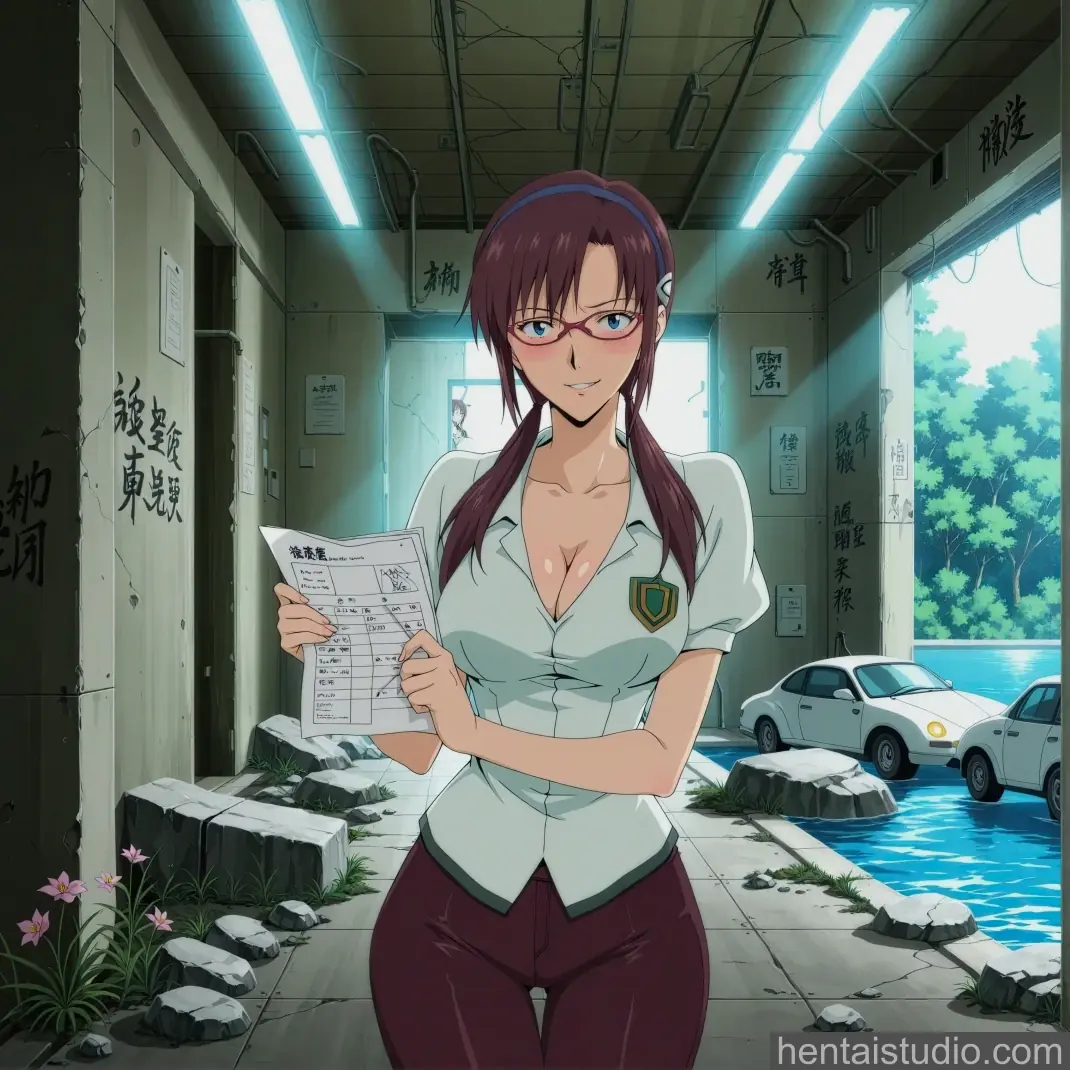 Mari Makinami from Neon Genesis Evangelion hentai art 11 of 61