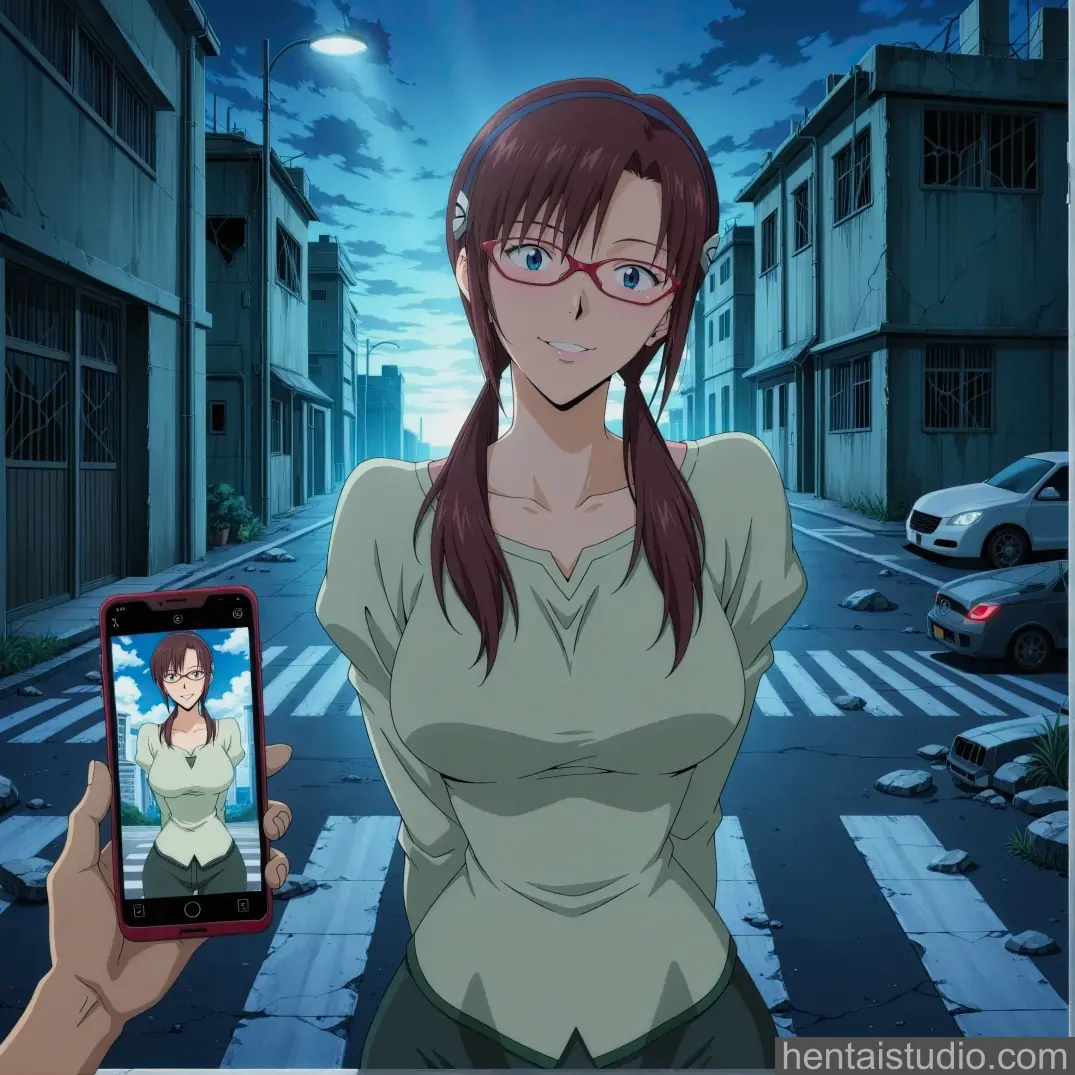 Mari Makinami from Neon Genesis Evangelion hentai art 30 of 61