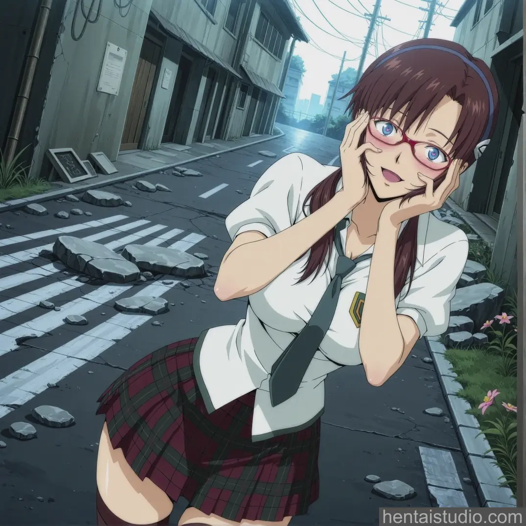 Mari Makinami from Neon Genesis Evangelion hentai art 33 of 61