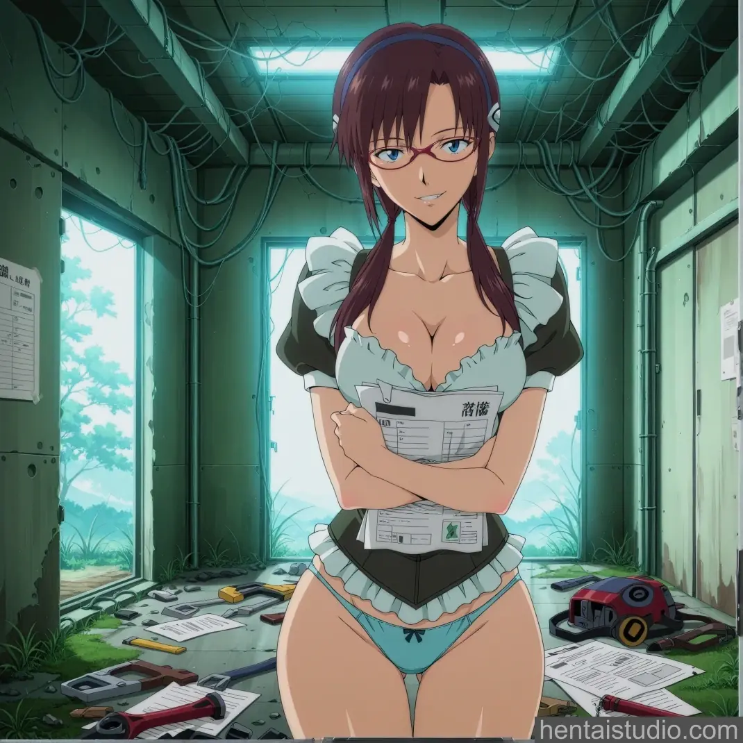 Mari Makinami from Neon Genesis Evangelion hentai art 37 of 61