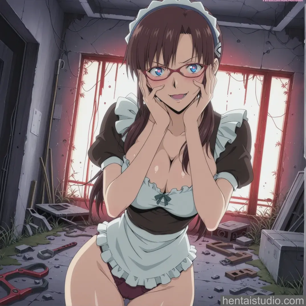 Mari Makinami from Neon Genesis Evangelion hentai art 49 of 61