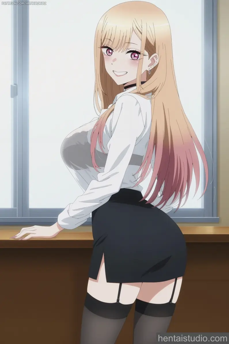 Marin Kitagawa from My Dress Up Darling hentai art 11 of 12
