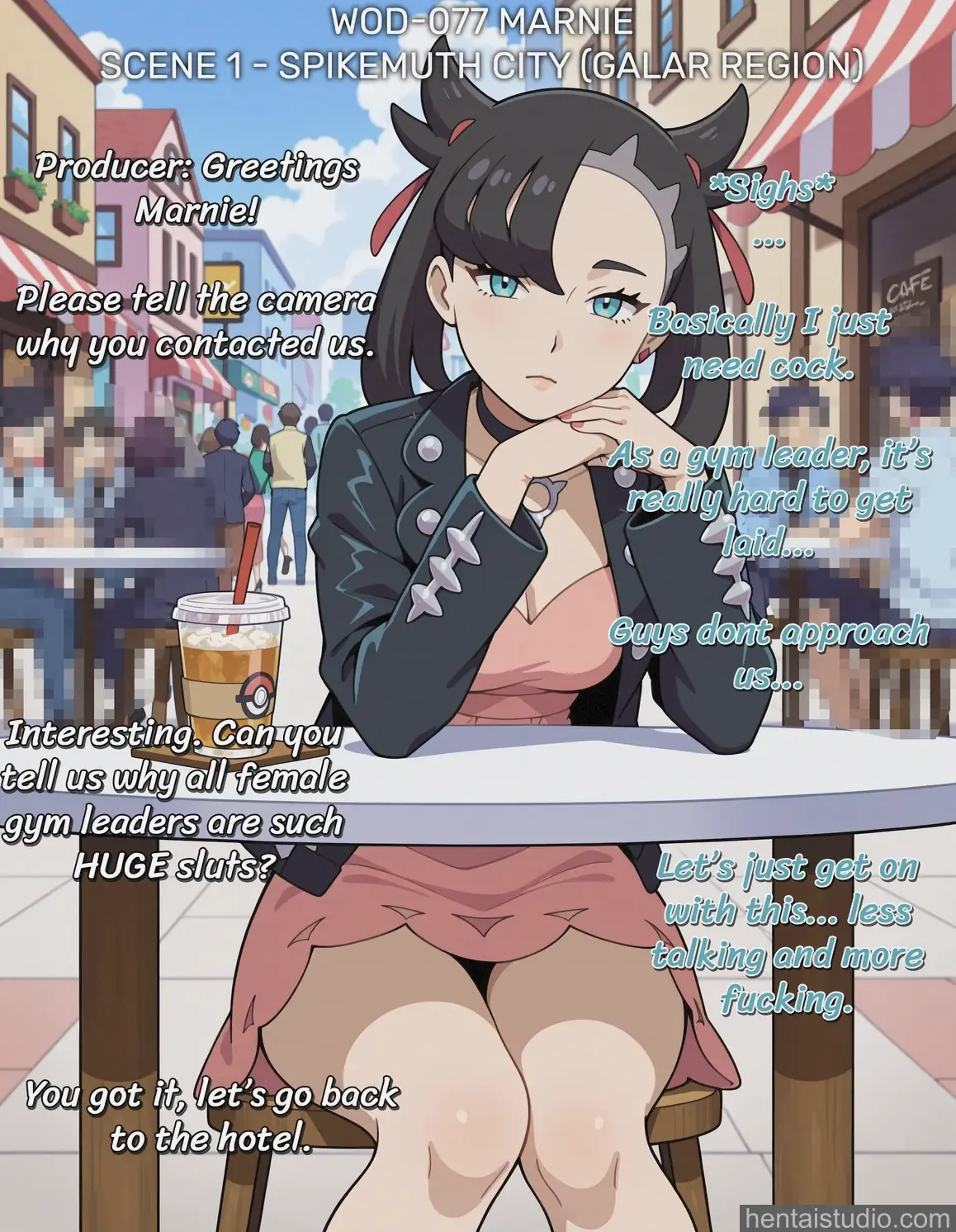 Marnie from Pokemon hentai art 14 of 16