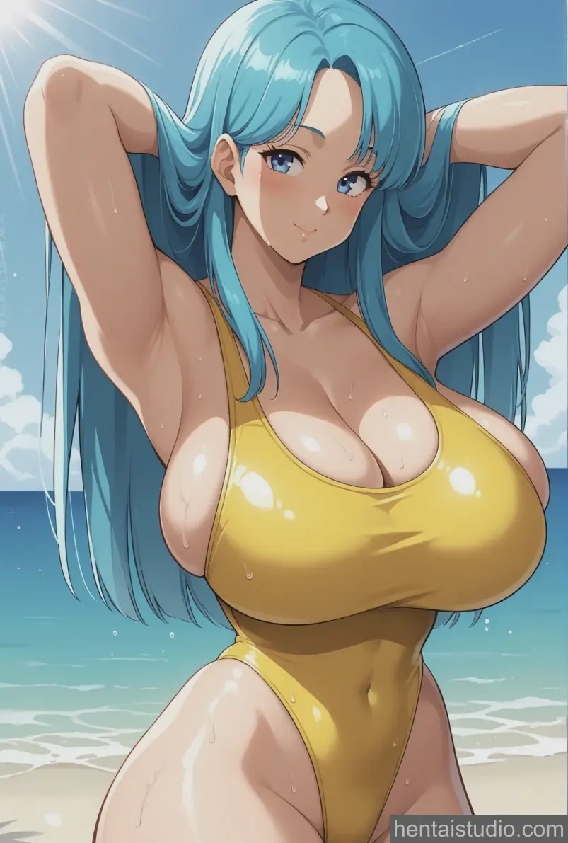 Maron Master Roshi from Dragonball Z hentai art 32 of 72