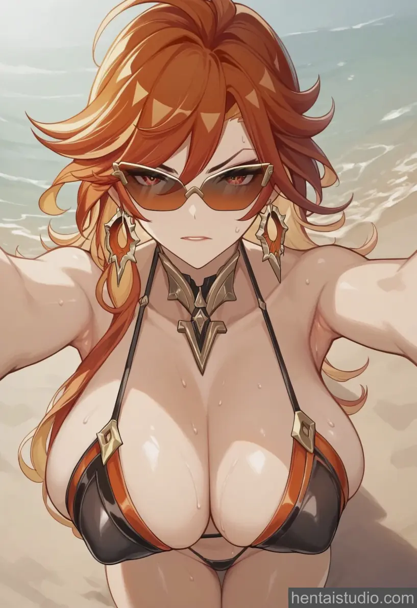 Mavuika from Genshin Impact hentai art 16 of 50