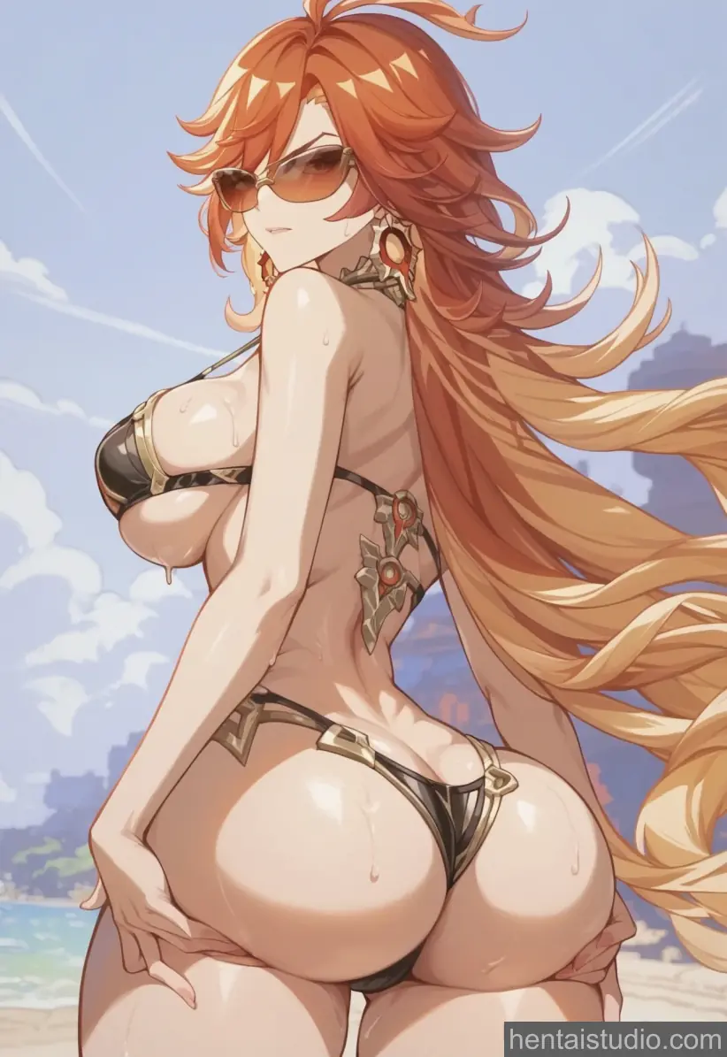 Mavuika from Genshin Impact hentai art 24 of 50
