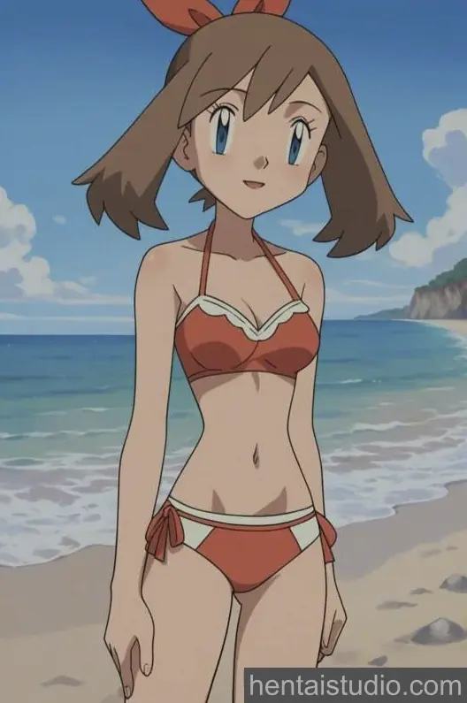 May Ash from Pokemon hentai art 4 of 7
