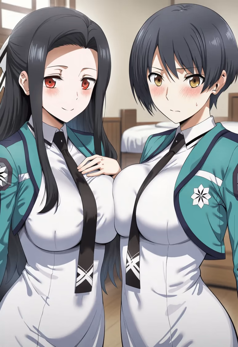 Mayumi Saegusa x Mari Watanabe - The Irregular at Magic High School (Mahouka Koukou no Rettousei) - Hentai Gallery - 55 Images — image 1 of 55