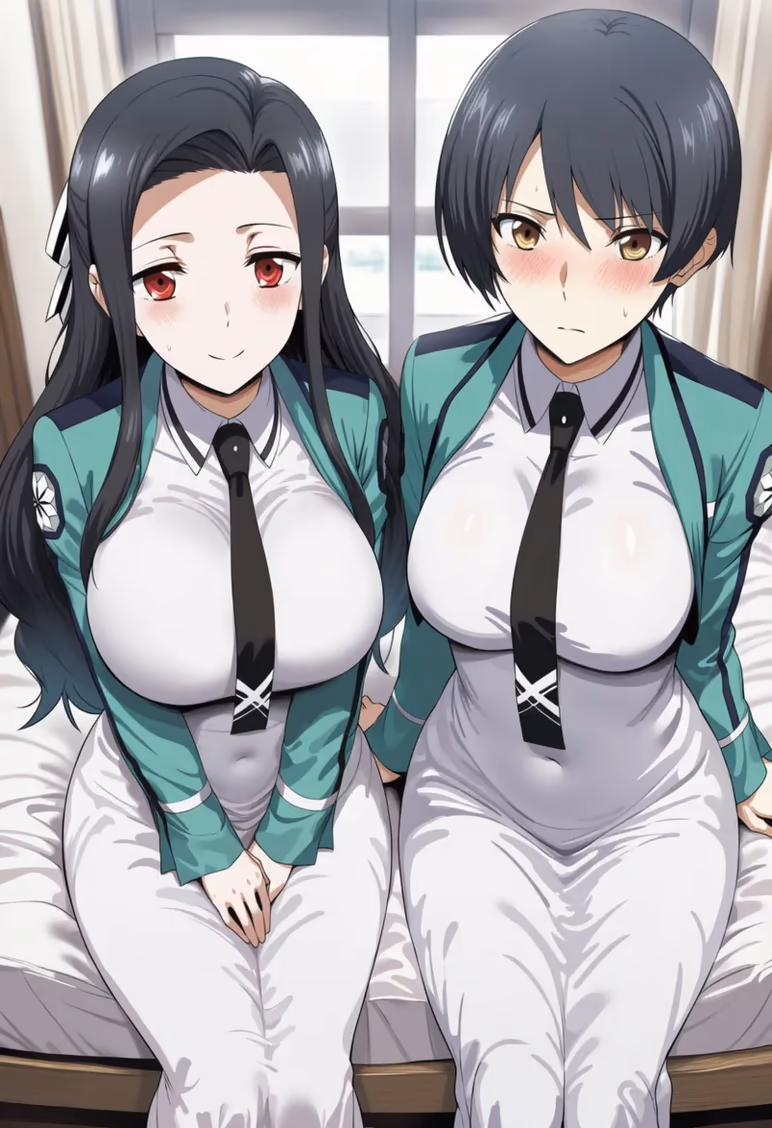 Mayumi Saegusa x Mari Watanabe - The Irregular at Magic High School (Mahouka Koukou no Rettousei) - Hentai Gallery - 55 Images — image 2 of 55