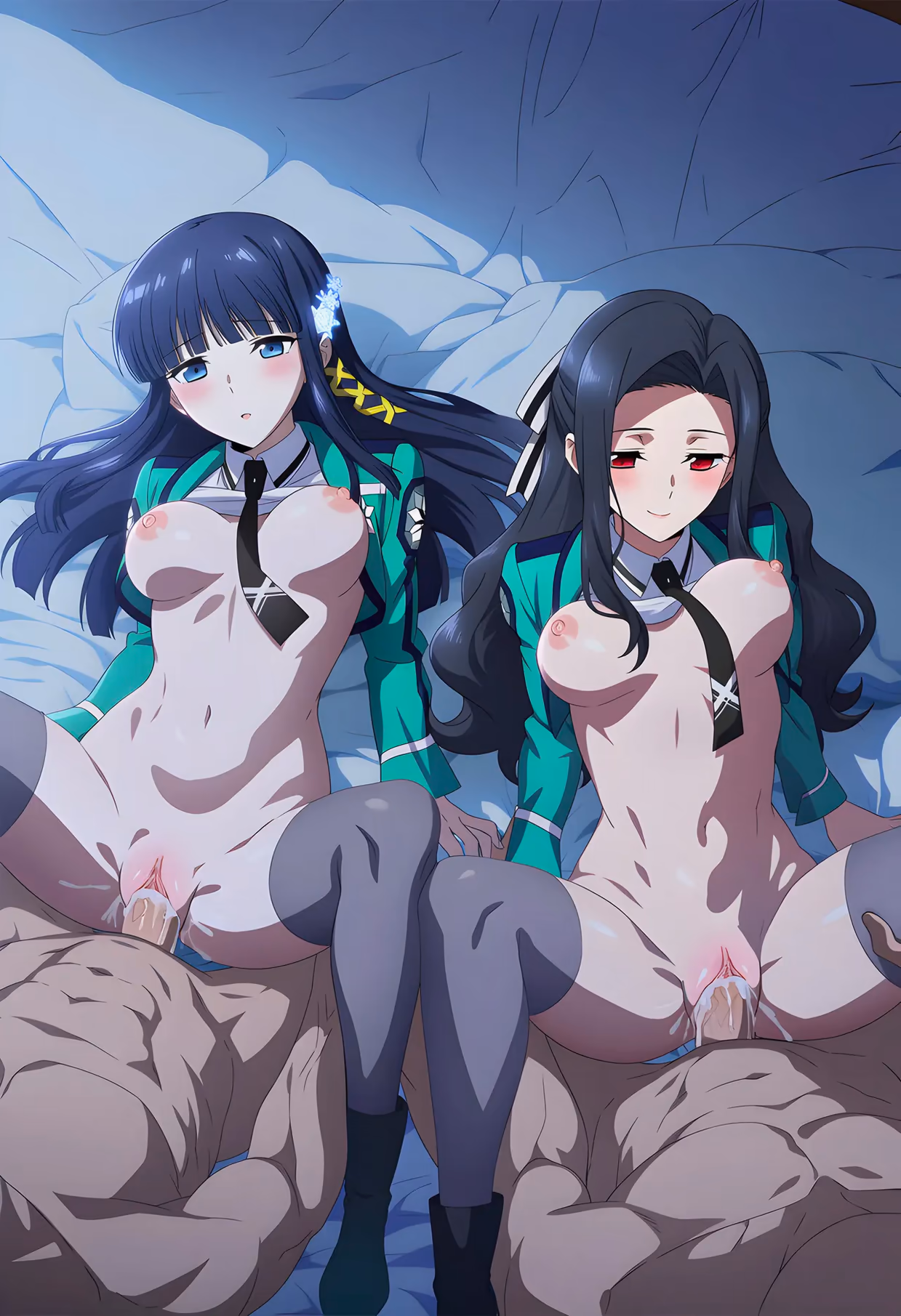 Mayumi Saegusa x Miyuki Shiba - The Irregular at Magic High School (Mahouka Koukou no Rettousei) - Hentai Gallery 3 - 120 Images — image 19 of 120