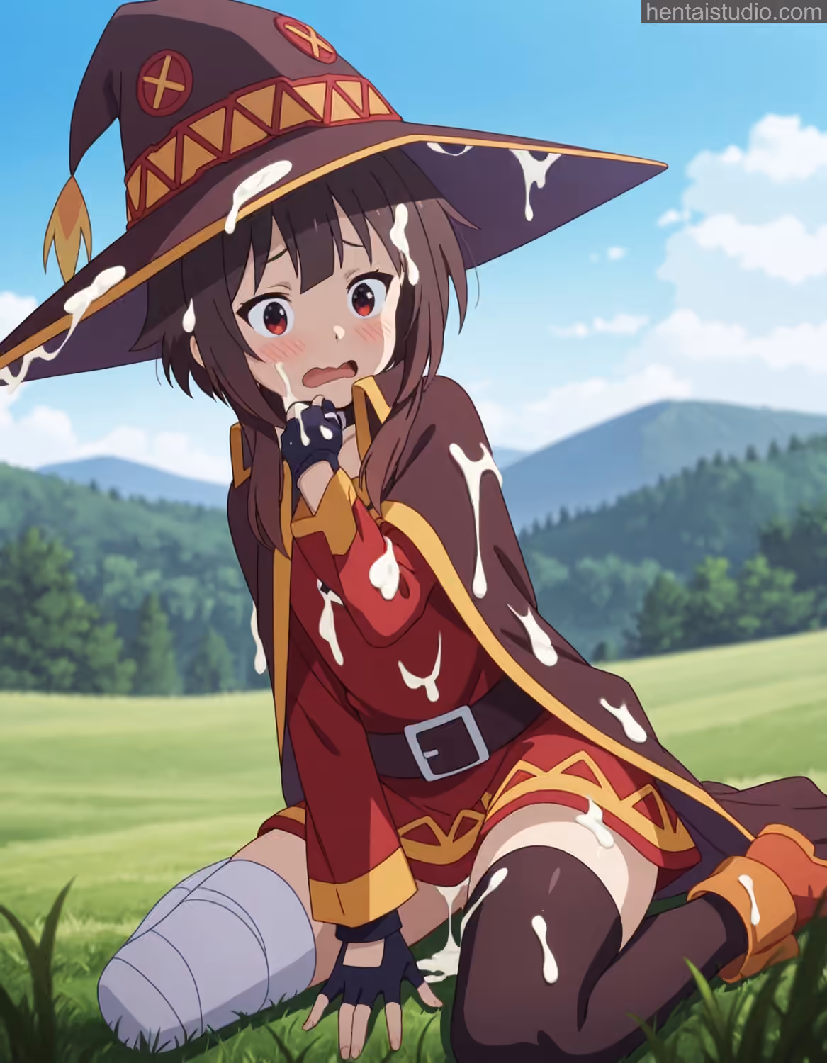 Megumin - KonoSuba: God's Blessing on This Wonderful World! (Kono Subarashii Sekai ni Shukufuku wo!) - Hentai Gallery 12 - 49 Images — image 16 of 49