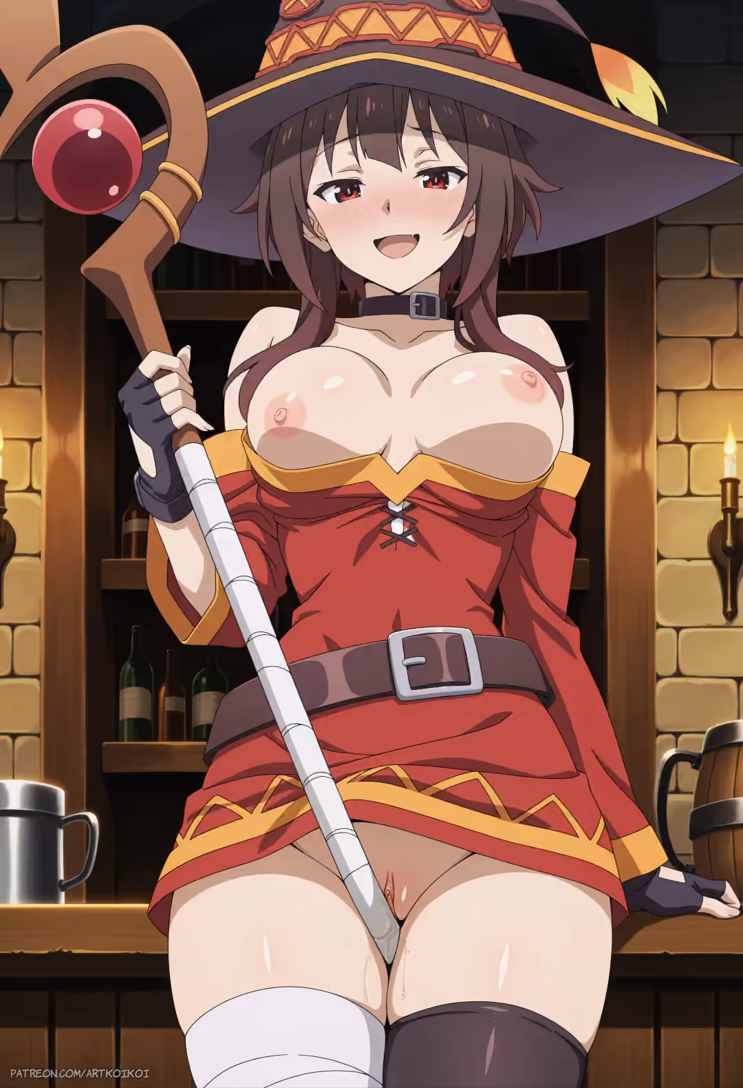 Megumin - KonoSuba: God's Blessing on This Wonderful World! (Kono Subarashii Sekai ni Shukufuku wo!) - Hentai Gallery 13 - 20 Images — image 1 of 20