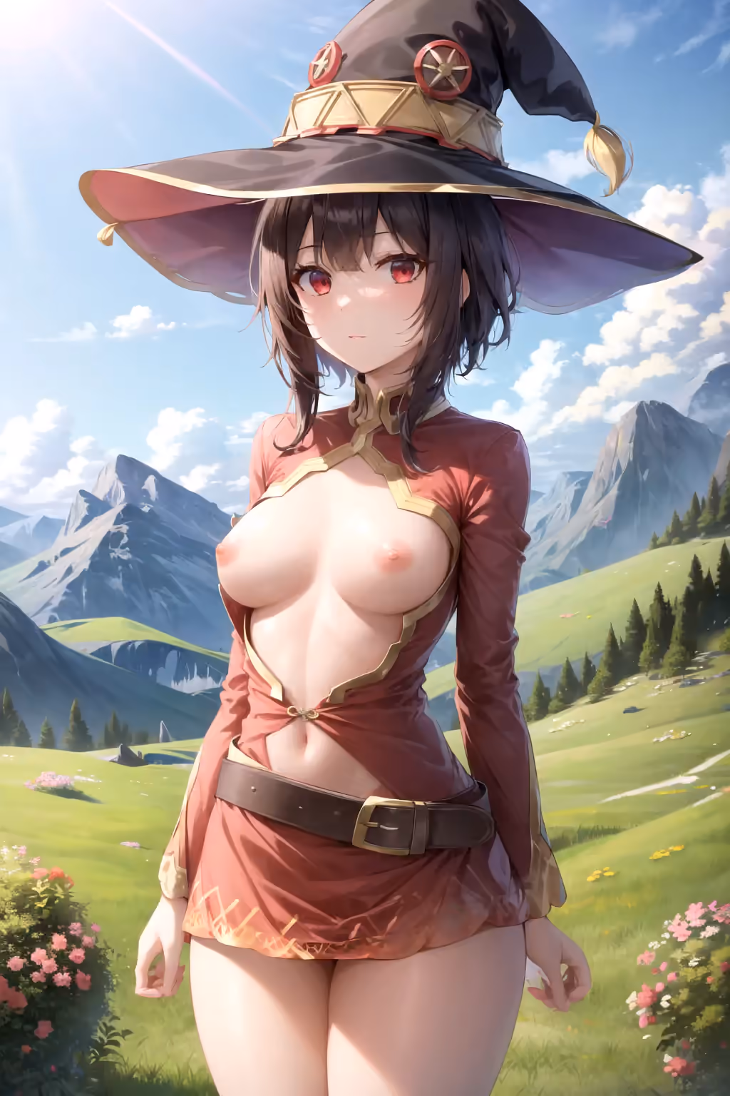 Megumin - KonoSuba: God's Blessing on This Wonderful World! (Kono Subarashii Sekai ni Shukufuku wo!) - Hentai Gallery 18 - 30 Images — image 2 of 30