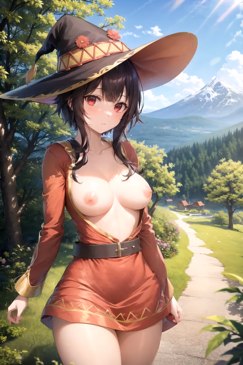 Megumin - KonoSuba: God's Blessing on This Wonderful World! (Kono Subarashii Sekai ni Shukufuku wo!) - Hentai Gallery 18 - 30 Images — image 3 of 30