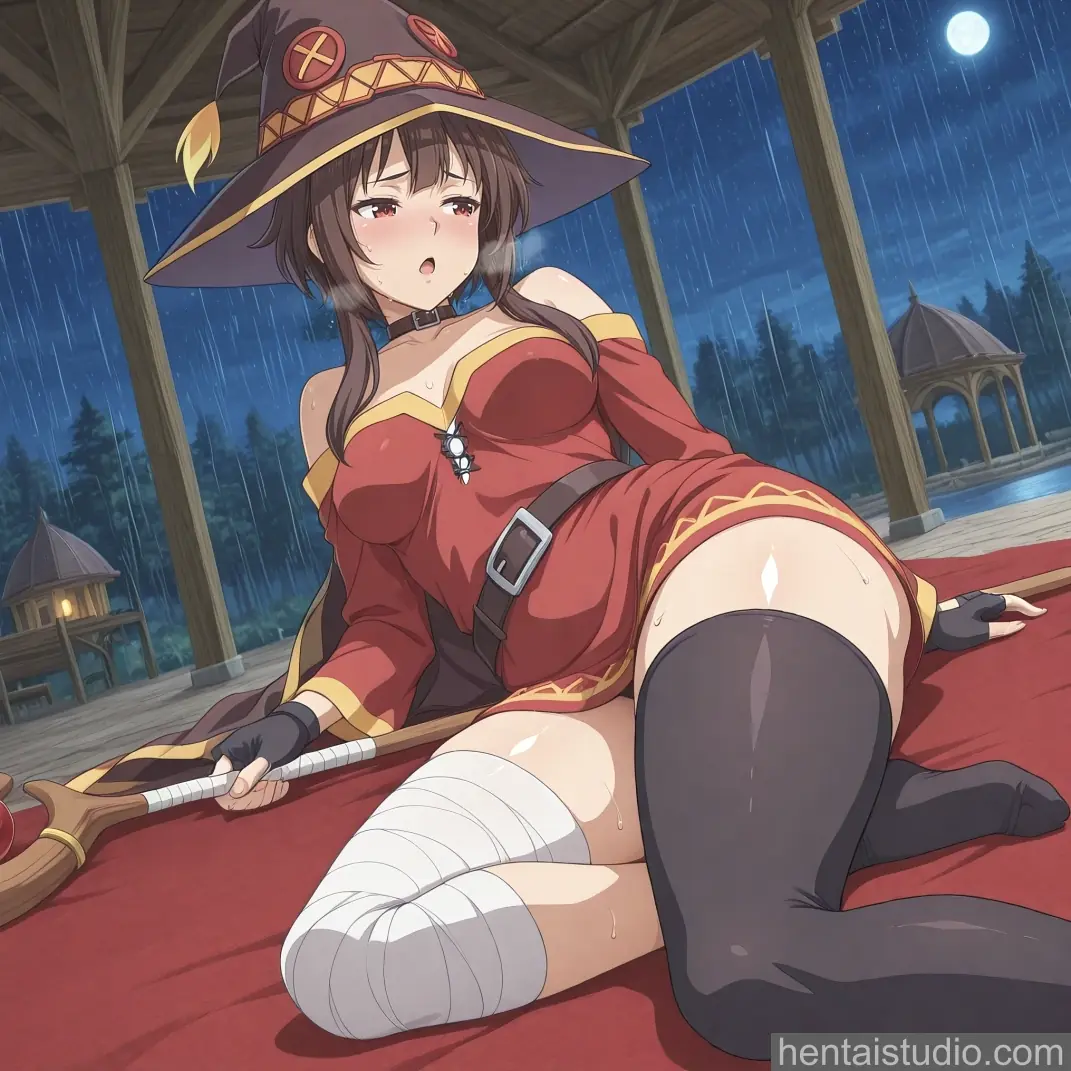 Megumin from Konosuba God's Blessing On This Wonderful World hentai art 14 of 88