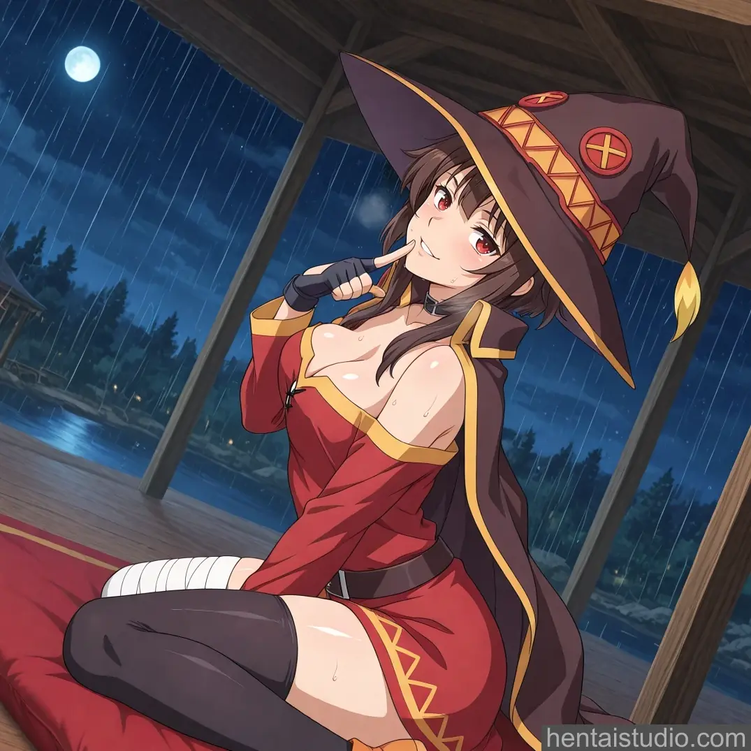 Megumin from Konosuba God's Blessing On This Wonderful World hentai art 25 of 88