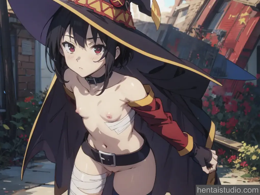 Megumin from Konosuba God's Blessing On This Wonderful World hentai art 1 of 18